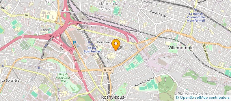 localisation de l'entreprise MONSIEUR HAMZA SERADJ à ROSNY-SOUS-BOIS