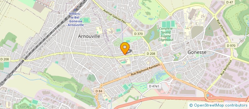 localisation de l'entreprise MONSIEUR HAMZA SGHIR  GONESSE