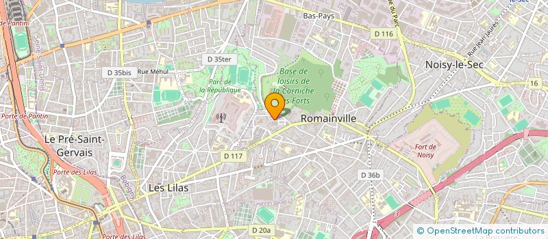 localisation de l'entreprise MONSIEUR HAMZA SKANDER à ROMAINVILLE