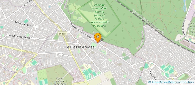 localisation de l'entreprise MONSIEUR HAMZA SMAALI  LE PLESSIS-TREVISE