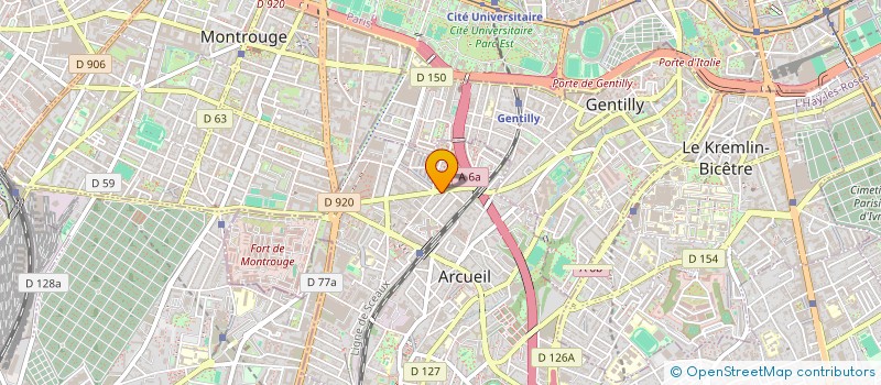 localisation de l'entreprise MONSIEUR HAMZA SOUEI  ARCUEIL