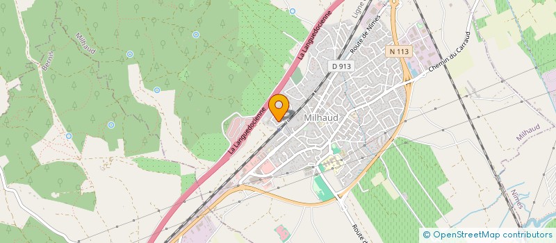 localisation de l'entreprise MONSIEUR HAMZA SOULE  MILHAUD