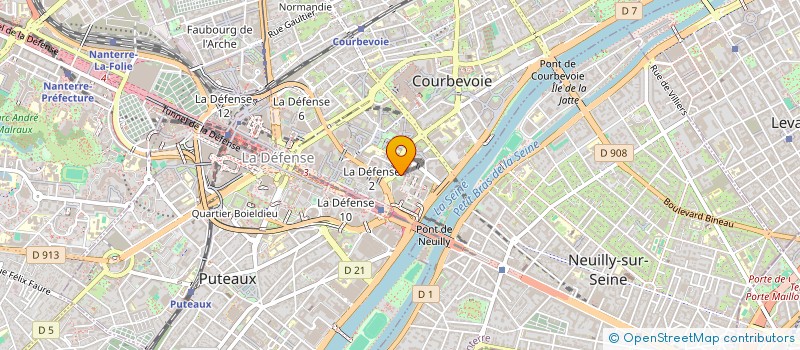 localisation de l'entreprise MONSIEUR HAMZA SOUNA à COURBEVOIE
