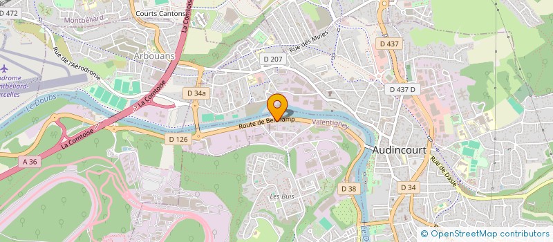 localisation de l'entreprise MONSIEUR HAMZA TAGUIA  VALENTIGNEY