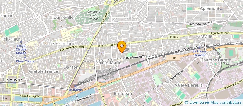 localisation de l'entreprise MONSIEUR HAMZA TAIBI  LE HAVRE