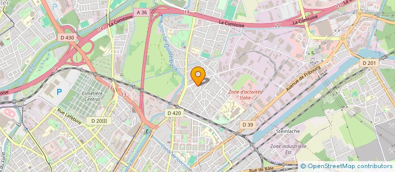 localisation de l'entreprise MONSIEUR HAMZA YAHYANE  ILLZACH