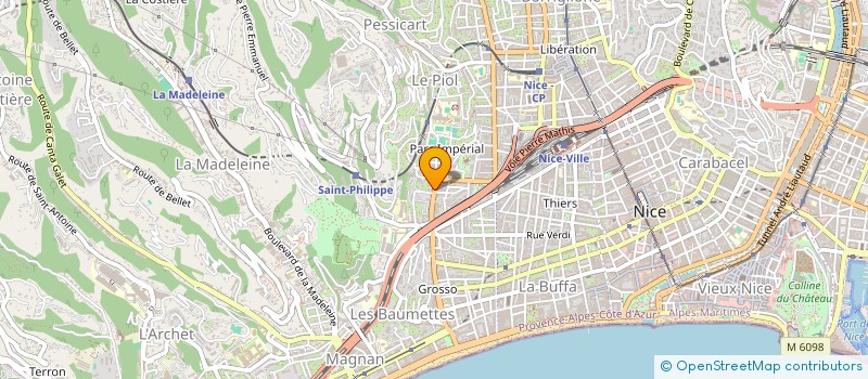 localisation de l'entreprise MONSIEUR HAMZA YASSINE à NICE