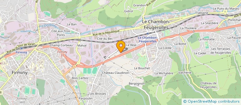localisation de l'entreprise MONSIEUR HAMZA YAVUZ à LE CHAMBON-FEUGEROLLES