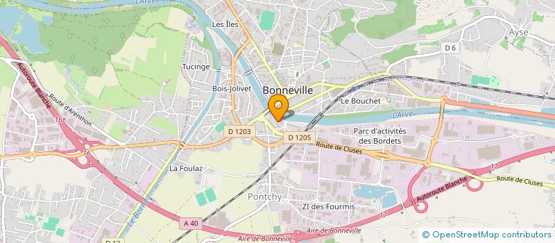 localisation de l'entreprise MONSIEUR HAMZA ZAHRANI  BONNEVILLE