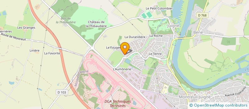 localisation de l'entreprise MONSIEUR HAMZA ZAOUALI  MONTREUIL-JUIGNE