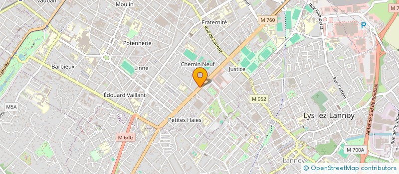 localisation de l'entreprise MONSIEUR HAMZA ZAROURI  ROUBAIX