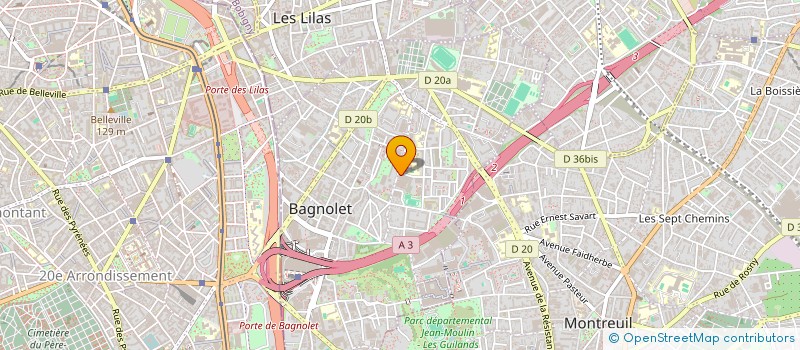 localisation de l'entreprise MONSIEUR HAMZA ZEDDOURI à BAGNOLET