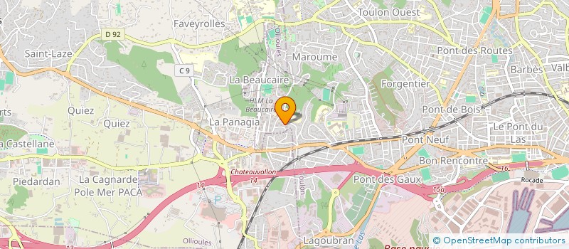 localisation de l'entreprise MONSIEUR HAMZA ZITOUT  TOULON