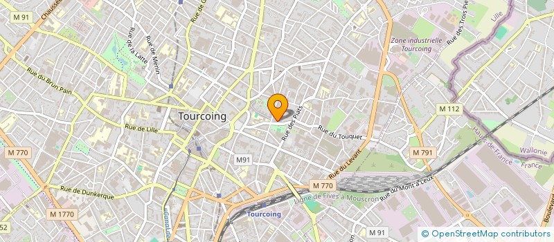 localisation de l'entreprise MONSIEUR HAMZA ZOUNGATE  TOURCOING