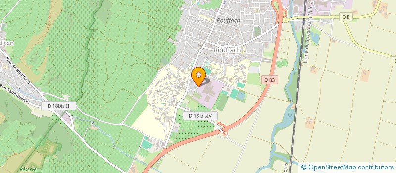 localisation de l'entreprise MONSIEUR HAMZAH ISMAEL  ROUFFACH