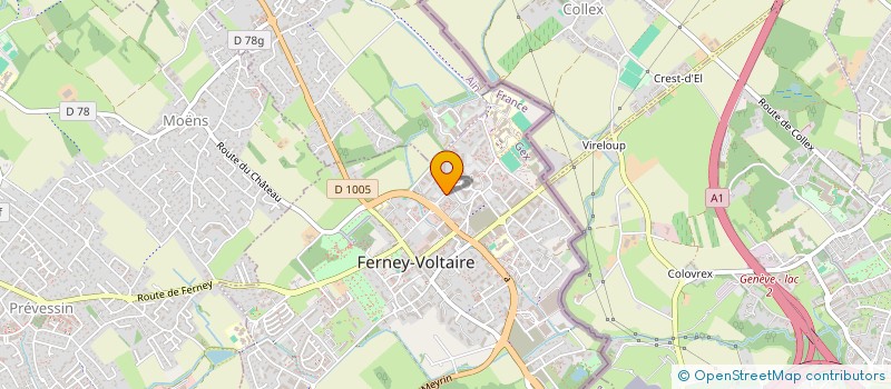 localisation de l'entreprise MONSIEUR HAN HSIN à FERNEY-VOLTAIRE