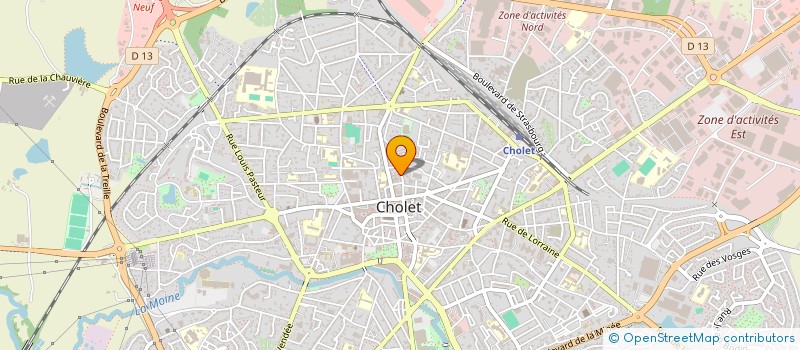 localisation de l'entreprise MONSIEUR HAN MINH LY  CHOLET