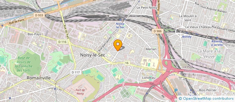 localisation de l'entreprise MONSIEUR HANAFI ALLOUCHE à NOISY-LE-SEC