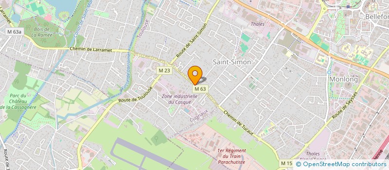 localisation de l'entreprise MONSIEUR HANAFI BEN BELKACEM à CUGNAUX