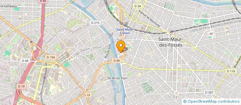 localisation de l'entreprise MONSIEUR HANAFI RADJEF  SAINT-MAUR-DES-FOSSES