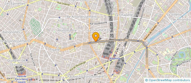 localisation de l'entreprise MONSIEUR HANAMOU HIMMI à PARIS