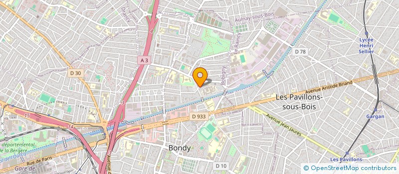 localisation de l'entreprise MONSIEUR HANCY FERDILUS  BONDY