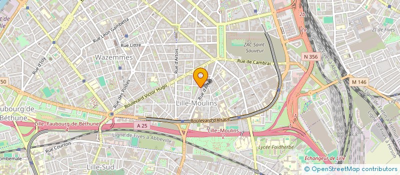 localisation de l'entreprise MONSIEUR HANDALA EL JILALI à LILLE