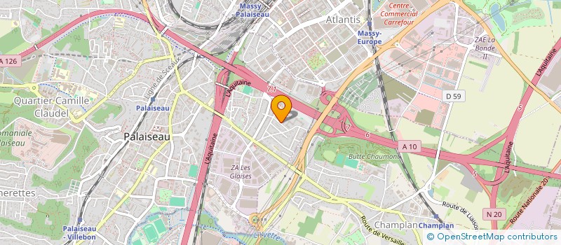 localisation de l'entreprise MONSIEUR HANDRINIAINA RANDRIANARISOLO  PALAISEAU