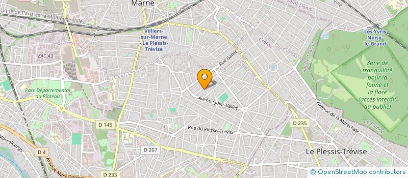 localisation de l'entreprise MONSIEUR HANDRIS BAPTISTE  CHAMPIGNY-SUR-MARNE