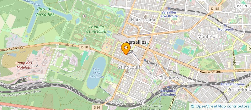 localisation de l'entreprise MONSIEUR HANG CHEN à VERSAILLES