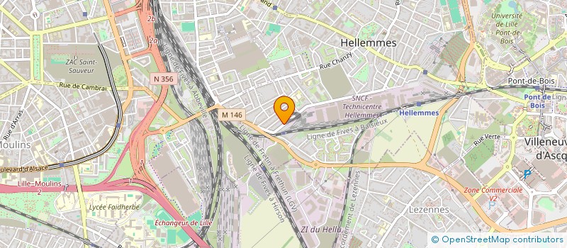 localisation de l'entreprise MONSIEUR HANG CHEN à LILLE