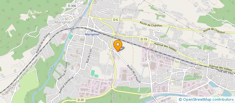 localisation de l'entreprise MONSIEUR HANH DINH VAN  THYEZ