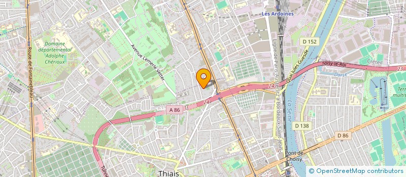 localisation de l'entreprise MONSIEUR HANI BENSOULA  THIAIS