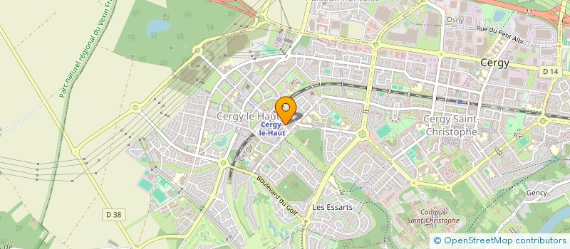 localisation de l'entreprise MONSIEUR HANI IDER à CERGY