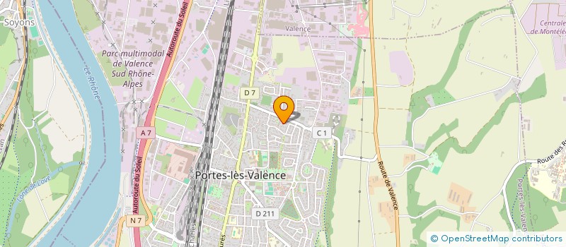 localisation de l'entreprise MONSIEUR HANI KAHLAOUI  PORTES-LES-VALENCE