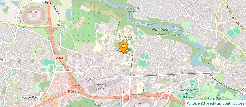 localisation de l'entreprise MONSIEUR HANI RAHMOUNE à ANGERS