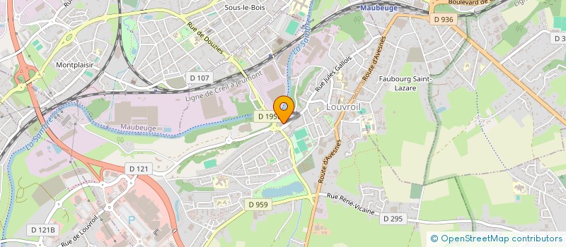 localisation de l'entreprise MONSIEUR HANI YOUNES BELHADIA  LOUVROIL