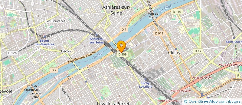 localisation de l'entreprise MONSIEUR HANICHE ARAZKI à CLICHY