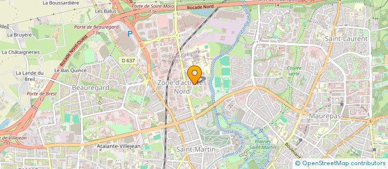 localisation de l'entreprise MONSIEUR HANIF ARAB  RENNES