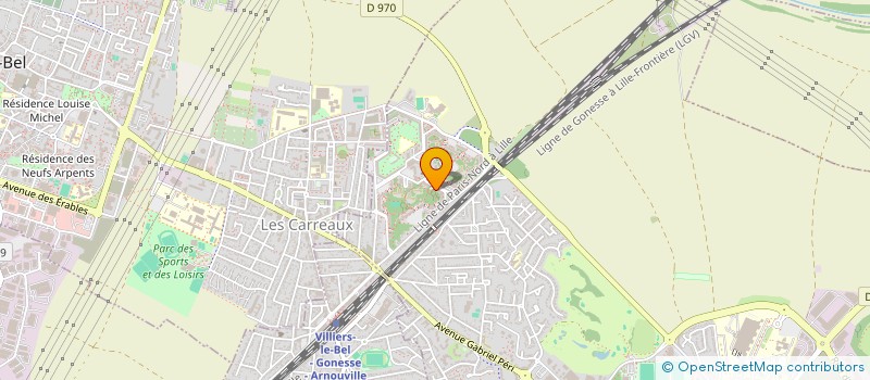 localisation de l'entreprise MONSIEUR HANIFI NOYAN à GONESSE