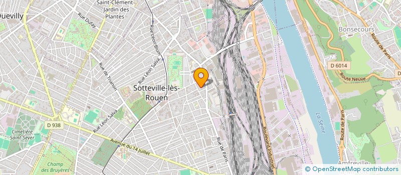 localisation de l'entreprise MONSIEUR HANIS DUGAST  SOTTEVILLE-LES-ROUEN