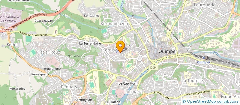 localisation de l'entreprise MONSIEUR HANNIBAL RAMOS à QUIMPER