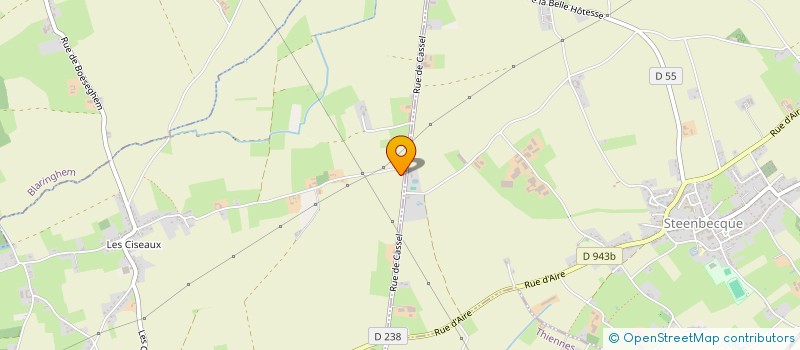 localisation de l'entreprise MONSIEUR HANNON LENGLAERT  BOESEGHEM