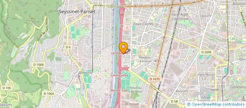 localisation de l'entreprise MONSIEUR HANOUNE CAMARA  GRENOBLE