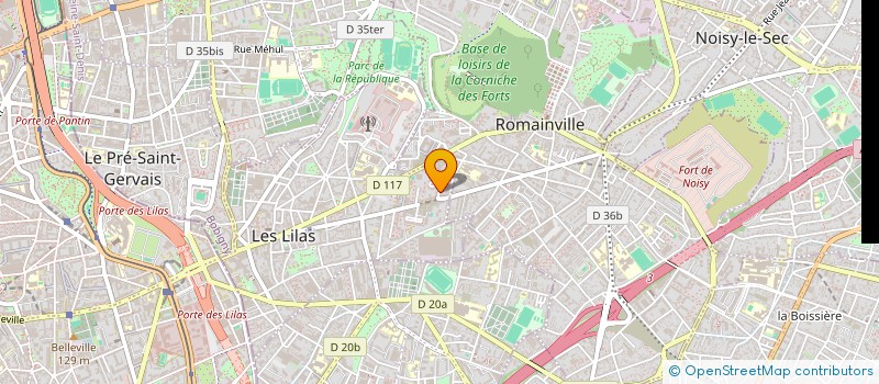 localisation de l'entreprise MONSIEUR HANRU HOU à LES LILAS