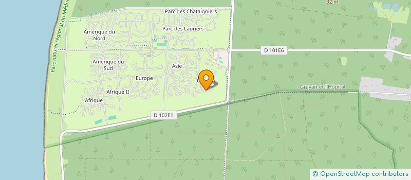 localisation de l'entreprise MONSIEUR HANS AHRENS  GRAYAN-ET-L HOPITAL