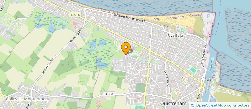 localisation de l'entreprise MONSIEUR HANS BAIET  OUISTREHAM