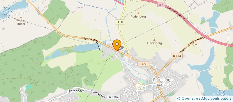 localisation de l'entreprise MONSIEUR HANS BECHTOLDT  PUTTELANGE-AUX-LACS