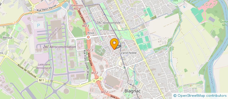 localisation de l'entreprise MONSIEUR HANS CERIL  BLAGNAC