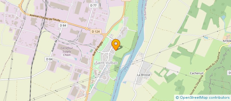 localisation de l'entreprise MONSIEUR HANS DE GENDT  SAINT-VULBAS